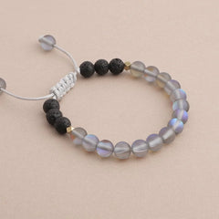 Kids Glow Glass Adjustable Bracelet (Grey)
