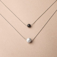 Pure Diffuser Necklace - White Howlite