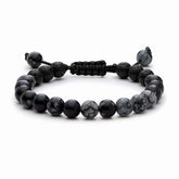 Kids Black Snowflake Bracelet