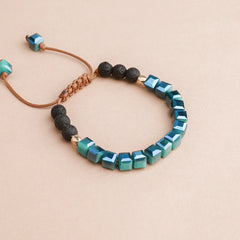 Kids Glass Diffuser Bracelet (Jade)
