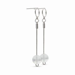 Glow Glass Drop Earrings