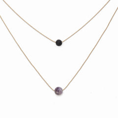 Pure Diffuser Necklace - Amethyst
