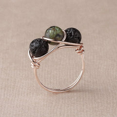 African Turquoise Diffuser Ring