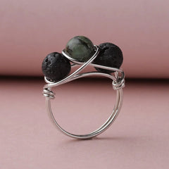 African Turquoise Diffuser Ring