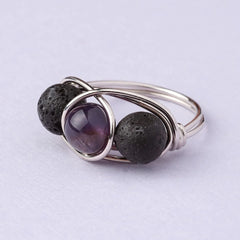 Amethyst Diffuser Ring