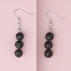 Lava Stone Diffuser Earrings