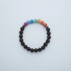 7 Chakra Agate Bracelet