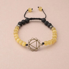 Solar Plexus Chakra Diffuser Bracelet
