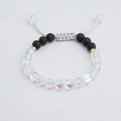 Kids Glow Glass Adjustable Bracelet (Clear)