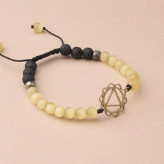 Solar Plexus Chakra Diffuser Bracelet