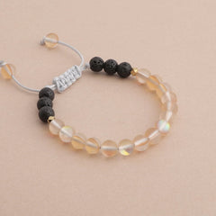 Kids Glow Glass Adjustable Bracelet (Champagne)