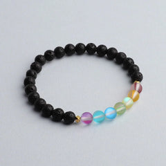 Glow Glass Mini Chakra Bracelet