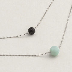 Pure Diffuser Necklace - Amazonite