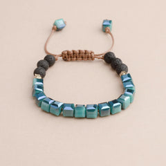 Kids Glass Diffuser Bracelet (Jade)