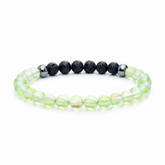 Glow Glass Diffuser Bracelet (Green)