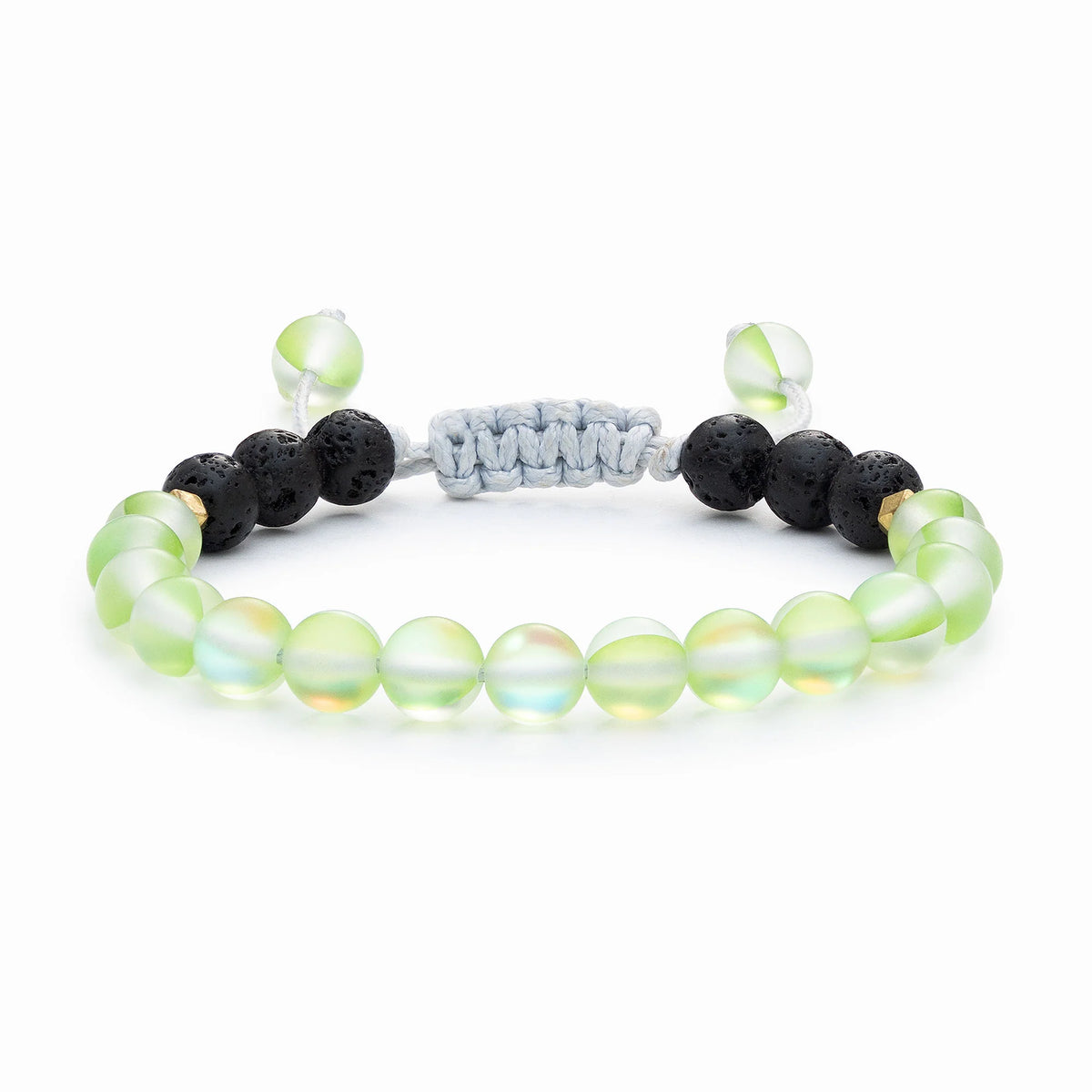 Kids Glow Glass Adjustable Bracelet (Green)