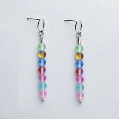 Glow Glass Rainbow Earrings