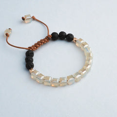 Kids Glass Diffuser Bracelet (Champagne)