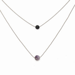 Pure Diffuser Necklace - Amethyst